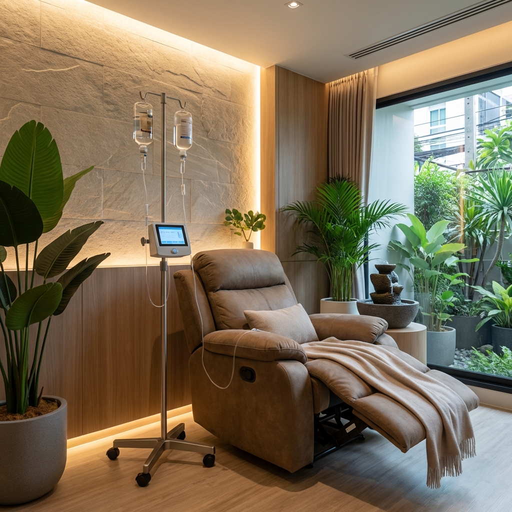 IV Vitamin Drip therapy at Metamorphosis Spa Bangkok